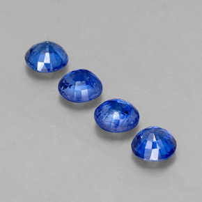  ct natürliche blauer Disthen-Edelsteine, Rundschliff, VS-SI