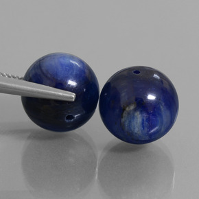  ct natürliche Blau Kyanit-Edelsteine, Kugel / Ball, Lichtundurchlässig