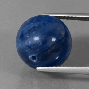 16,81 ctw natürlicher blauer Disthen, Sphäre / Kugel, Lichtundurchlässig