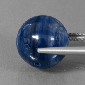 16,81 ctw natürlicher blauer Disthen, Sphäre / Kugel, Lichtundurchlässig