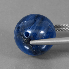 9,17 ctw natürlicher Blau Kyanit, Kugel / Ball, Lichtundurchlässig