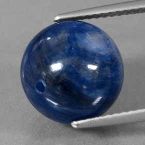 12,83 ctw natürlicher blauer Disthen, Sphäre / Kugel, Lichtundurchlässig