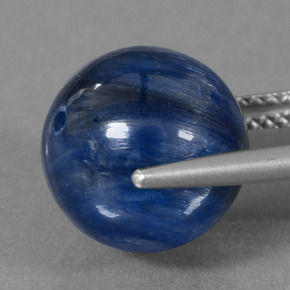 12,83 ctw natürlicher blauer Disthen, Sphäre / Kugel, Lichtundurchlässig