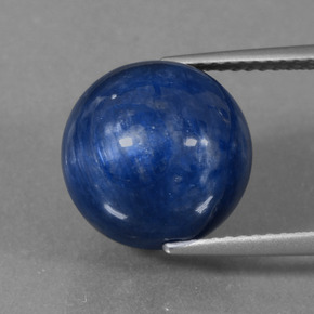 15,15 ctw natürlicher blauer Disthen, Sphäre / Kugel, Lichtundurchlässig