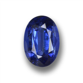 1,09 ctw natürlicher blauer Disthen, Oval Schliff, VS-SI