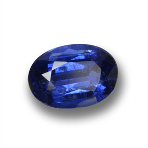 1,09 ctw natürlicher blauer Disthen, Oval Schliff, VS-SI