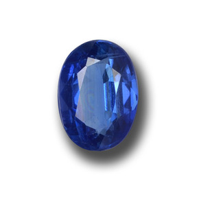 1,19 ctw natürlicher blauer Disthen, Oval Schliff, VS-SI