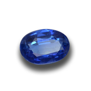 1,19 ctw natürlicher blauer Disthen, Oval Schliff, VS-SI