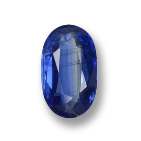 1,61 ctw natürlicher blauer Disthen, Oval Schliff, VS-SI