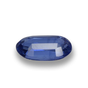 1,61 ctw natürlicher blauer Disthen, Oval Schliff, VS-SI