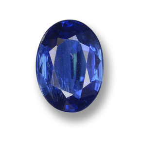 1,68 ctw natürlicher blauer Disthen, Oval Schliff, VS-SI