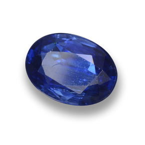1,68 ctw natürlicher blauer Disthen, Oval Schliff, VS-SI