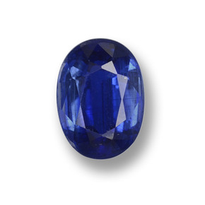 0,87 ctw natürlicher blauer Disthen, Oval Schliff, VS-SI