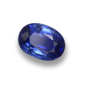 0,87 ctw natürlicher blauer Disthen, Oval Schliff, VS-SI