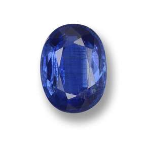 0,92 ctw natürlicher blauer Disthen, Oval Schliff, VS-SI