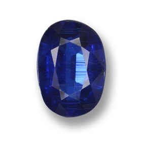 0,99 ctw natürlicher blauer Disthen, Oval Schliff, VS-SI