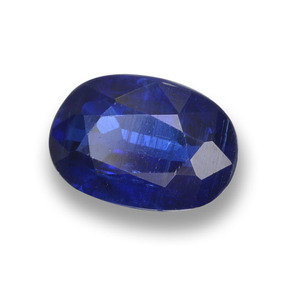 0,99 ctw natürlicher blauer Disthen, Oval Schliff, VS-SI