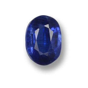 0,79 ctw natürlicher blauer Disthen, Oval Schliff, VS-SI