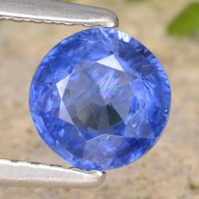 0,93 ctw natürlicher blauer Disthen, Rundschliff, VS-SI