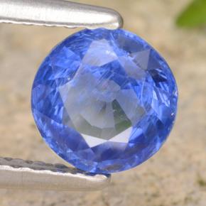 0,93 ctw natürlicher blauer Disthen, Rundschliff, VS-SI