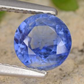 0,93 ctw natürlicher blauer Disthen, Rundschliff, VS-SI