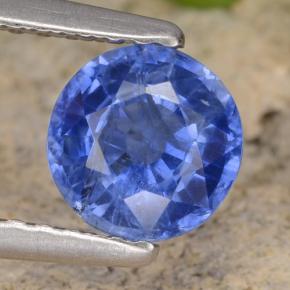 0,98 ctw natürlicher blauer Disthen, Rundschliff, VS-SI