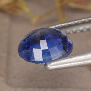 1,38 ctw natürlicher blauer Disthen, Rundschliff, VS-SI