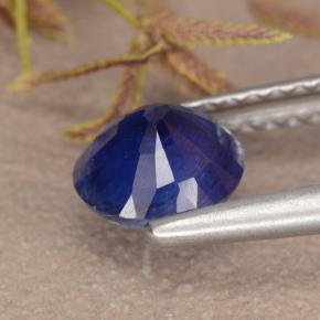 1,02 ctw natürlicher blauer Disthen, Rundschliff, VS-SI