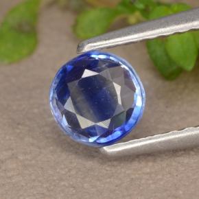 0,53 ctw natürlicher blauer Disthen, Rundschliff, VS-SI