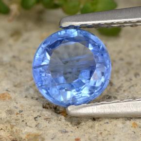 0,76 ctw natürlicher blauer Disthen, Rundschliff, VS-SI