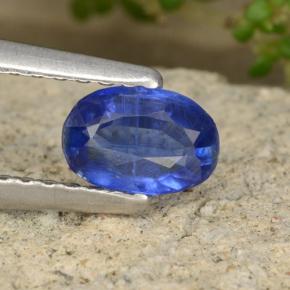 0,57 ctw natürlicher blauer Disthen, Oval Schliff, VS-SI