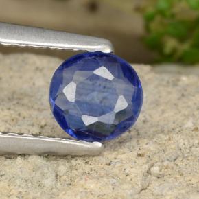 0,54 ctw natürlicher blauer Disthen, Rundschliff, VS-SI
