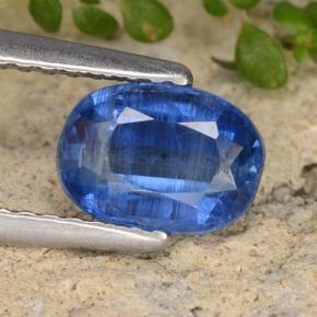 1,27 ctw natürlicher blauer Disthen, Oval Schliff, SI