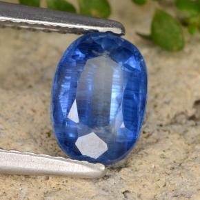 1,27 ctw natürlicher blauer Disthen, Oval Schliff, SI