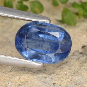 1,06 ctw natürlicher blauer Disthen, Oval Schliff, SI