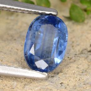 1,06 ctw natürlicher blauer Disthen, Oval Schliff, SI