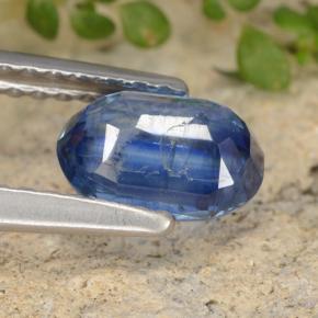 1,06 ctw natürlicher blauer Disthen, Oval Schliff, SI