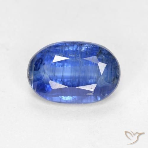 0.95ct Natürlicher Kornblumenblau Kyanit, Oval, SI