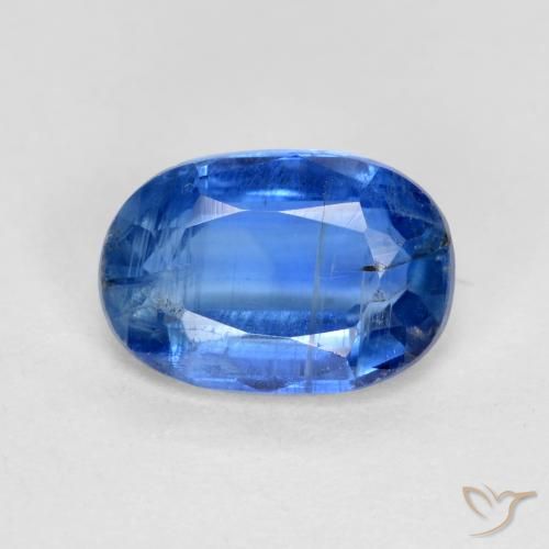 1.02ct Natürlicher Navy blau Kyanit, Oval, SI