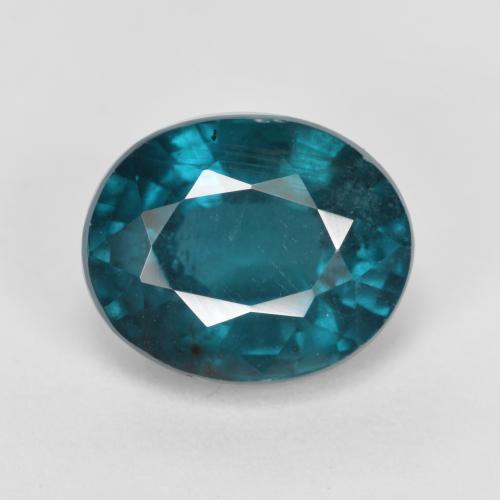 4,17 ctw natürlicher türkiser Disthen, Oval Schliff, VS