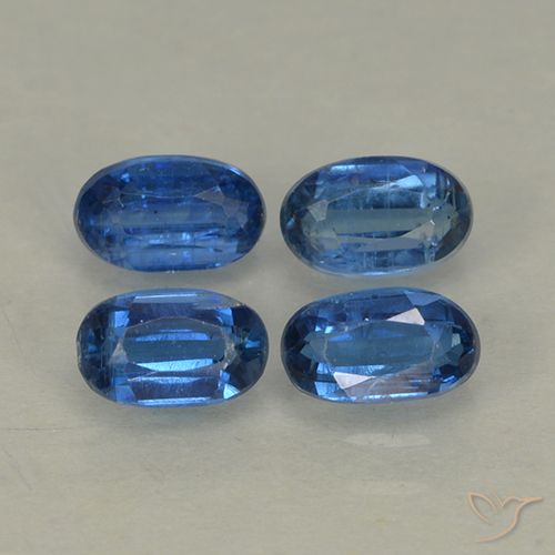 1.52ctw Natürlicher tiefblau Kyanit, Oval, VS-SI