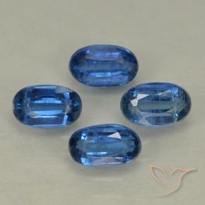 1.52 ct natürliche tiefblau Kyanit-Edelsteine, Oval, VS-SI