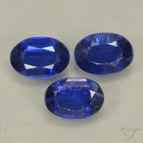 1.52ctw Natürlicher Navy blau Kyanit, Oval, VS-SI