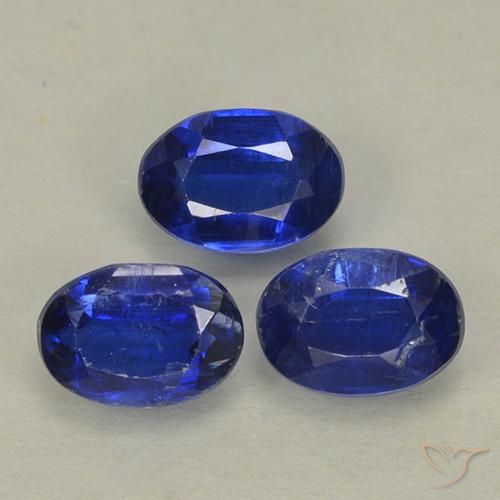 1.52 ct natürliche Navy blau Kyanit-Edelsteine, Oval, VS-SI