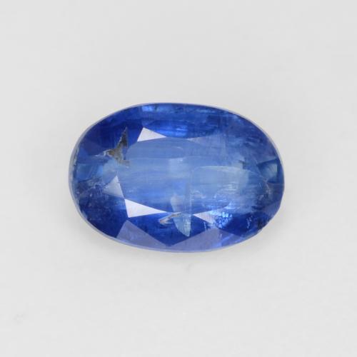 0,68 ctw natürlicher blauer Disthen, Oval Schliff, SI