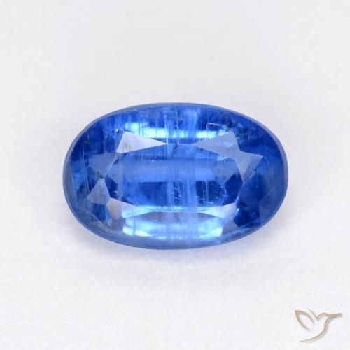 0.73ct Natürlicher Helles Marineblau Kyanit, Oval, SI