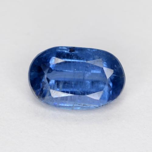 0,70 ctw natürlicher blauer Disthen, Oval Schliff, SI