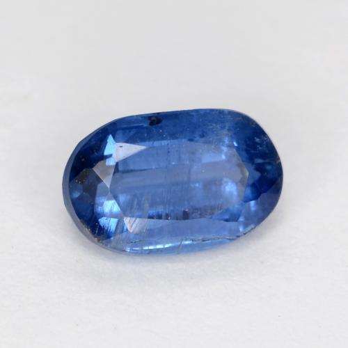 0,70 ctw natürlicher blauer Disthen, Oval Schliff, SI
