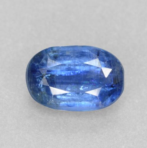 0,63 ctw natürlicher blauer Disthen, Oval Schliff, I1
