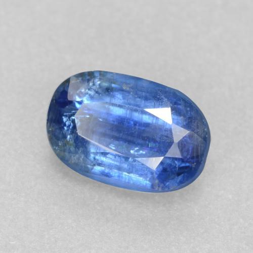 0,63 ctw natürlicher blauer Disthen, Oval Schliff, I1